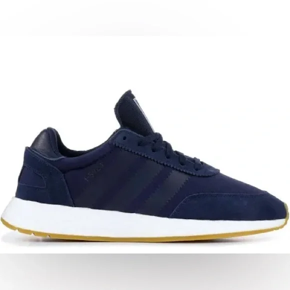 Adidas Iniki Boost - Navy with white - 8.5M - Picture 1 of 6
